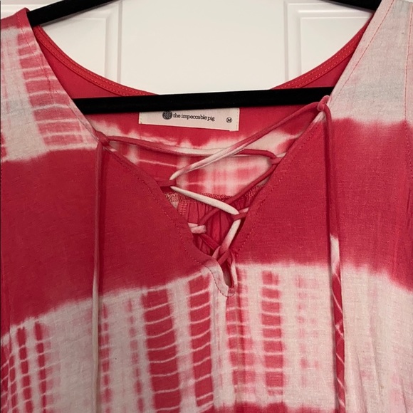 Impeccable Pig Oversized Tie Dye Tank/Tunic - Picture 2 of 2